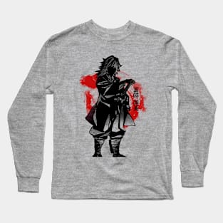 Crimson Water Sword Long Sleeve T-Shirt